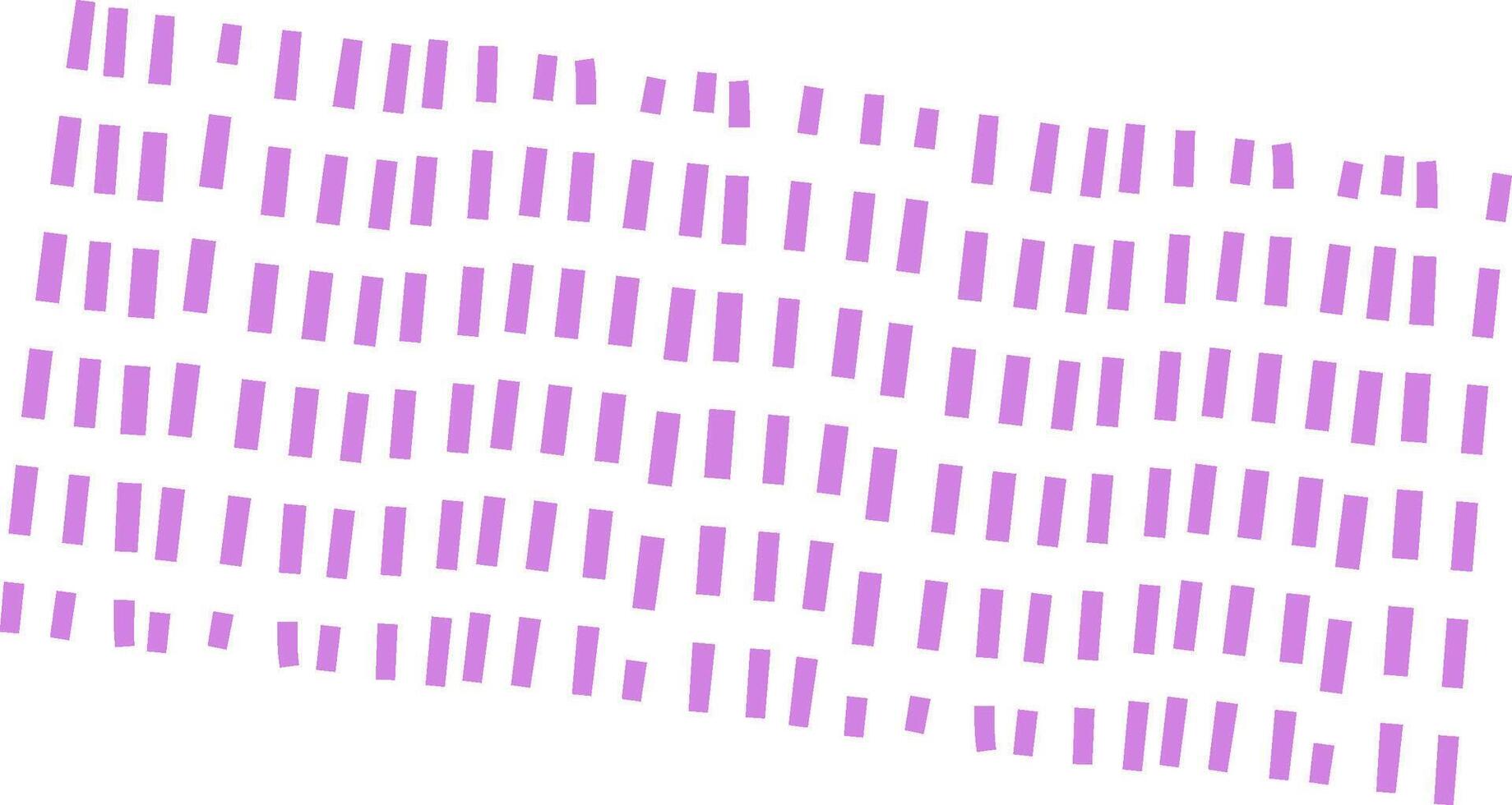 Abstract Dashed Rectangle Doodle vector