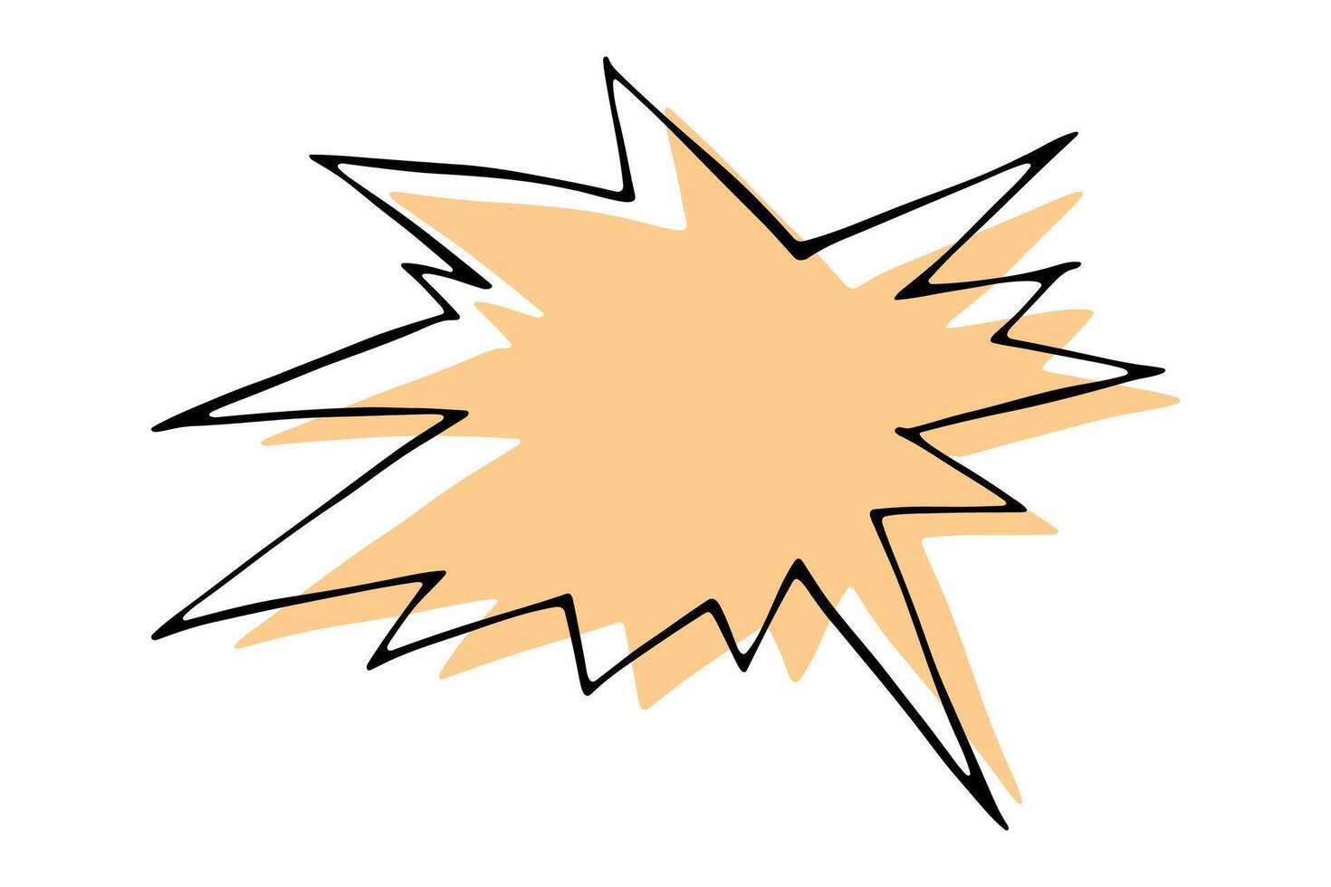 talk speak Hand drawn speech bubble Blank empty message box Textbox frame for banners, price tags, stickers, design vector