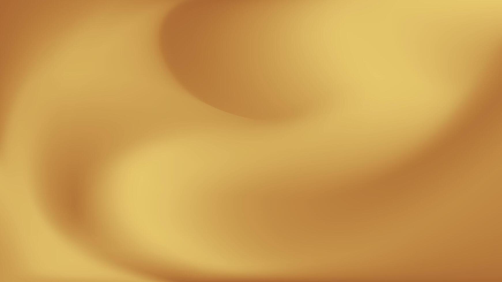 Gold abstract blurred gradient background, eps 10. vector