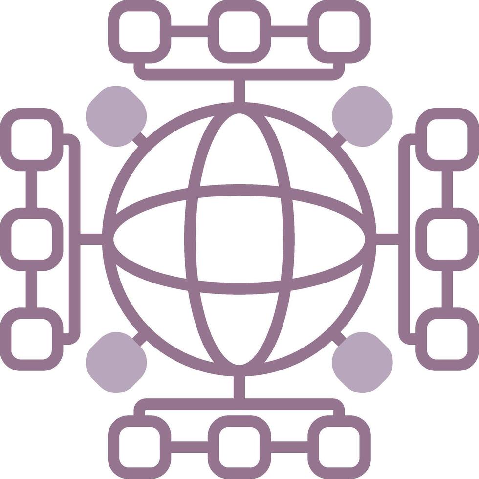 Global Network Shadowed Web Token vector