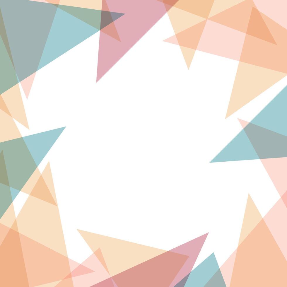 Abstract pastel background with triangles, circles and dots forming a colourful geometric pattern. Modern design in bright retro style for fabric, wallpaper, posters, banners or covers, not ai. vector