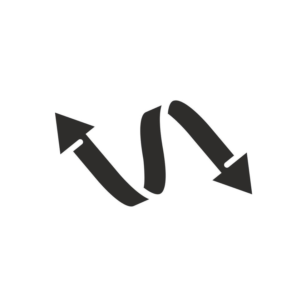 elastic optimal band icon, free resize, extra stretch, maximum extending, stretching flat symbol, illustration vector