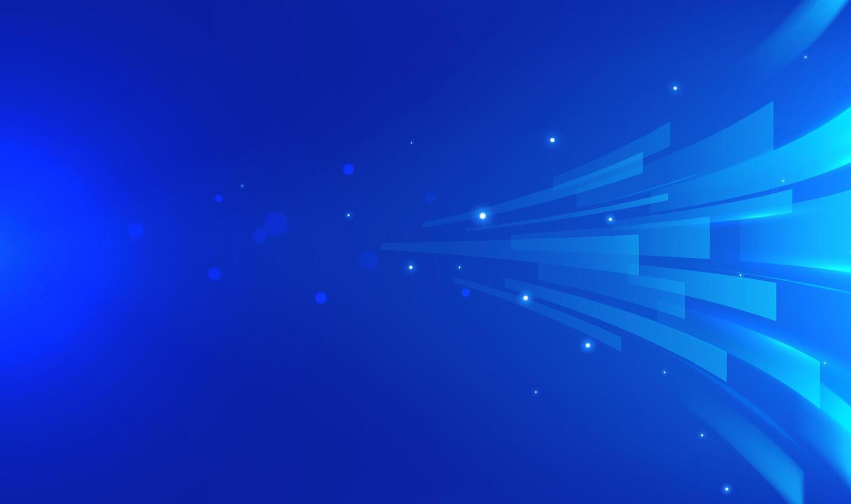 Blue abstract background with lines vector