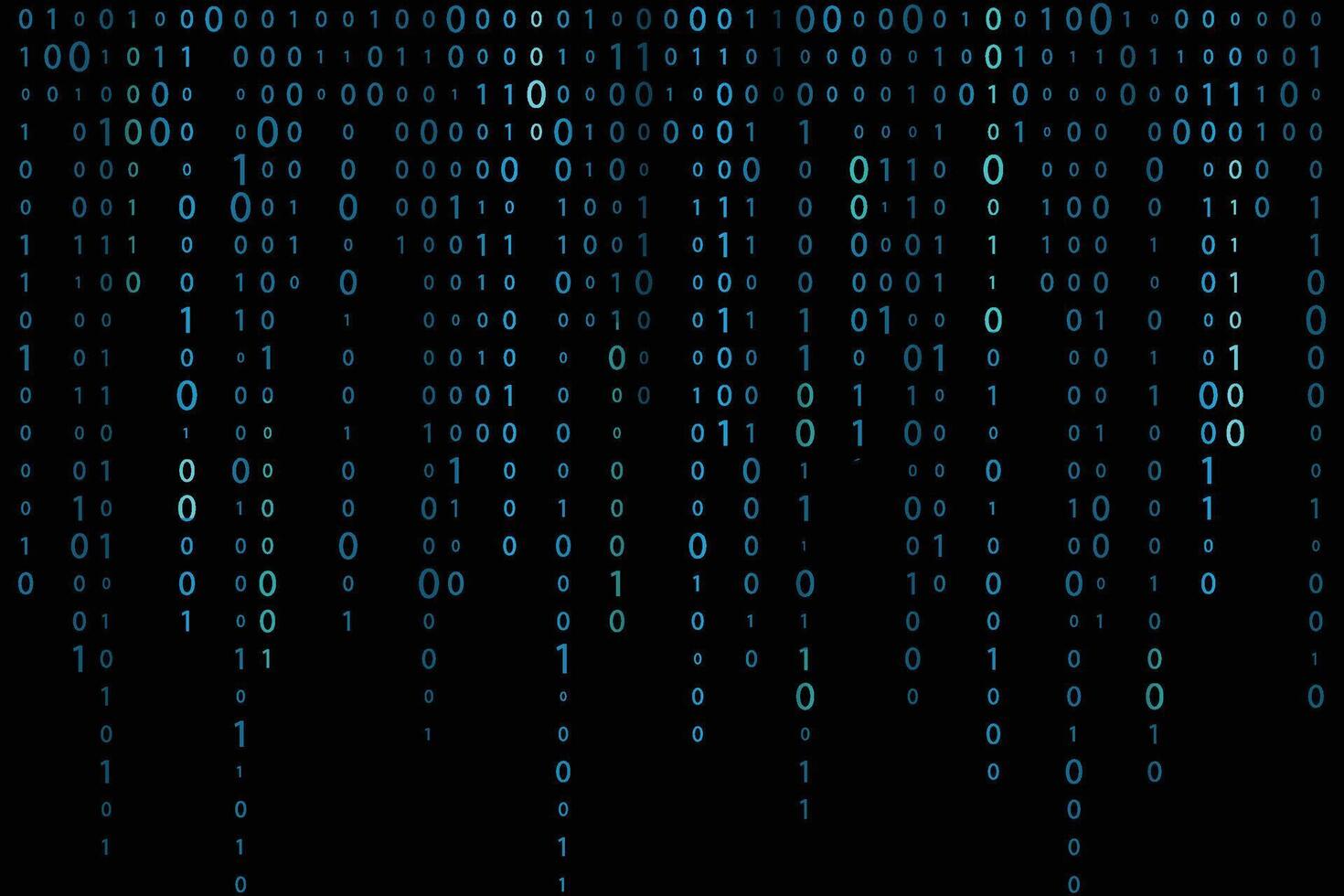 Design of a wallpaper featuring streaming data and digital binary code vector