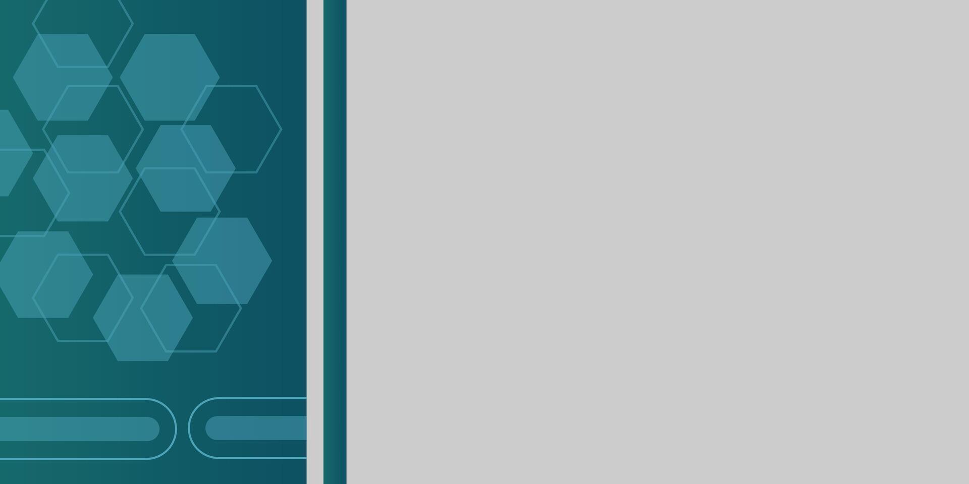 Abstract Technology Background with Blue Hexagon Pattern vector