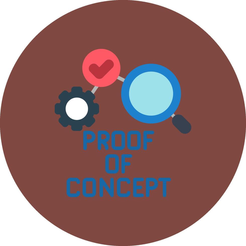 Proof Of Concept Geometric Stroke Form vector