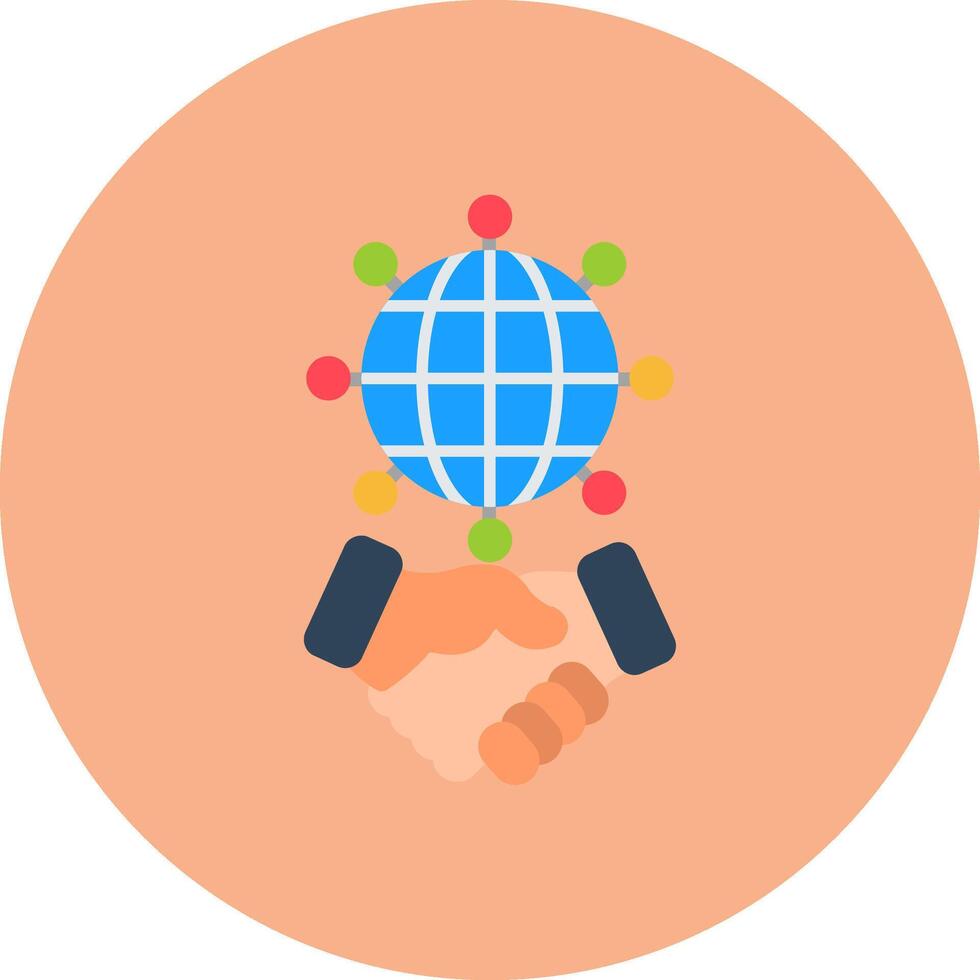 Global Elegant Grid Block vector