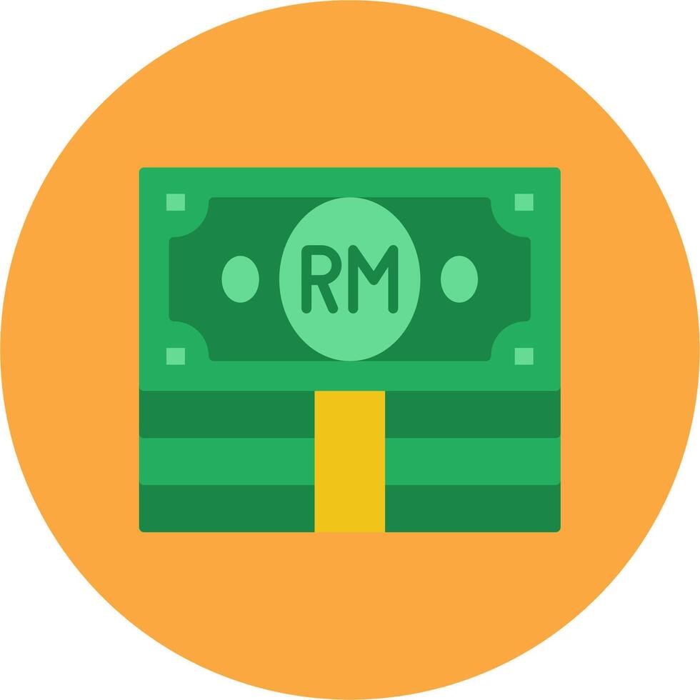 Ringgit Smooth Grid Mark vector