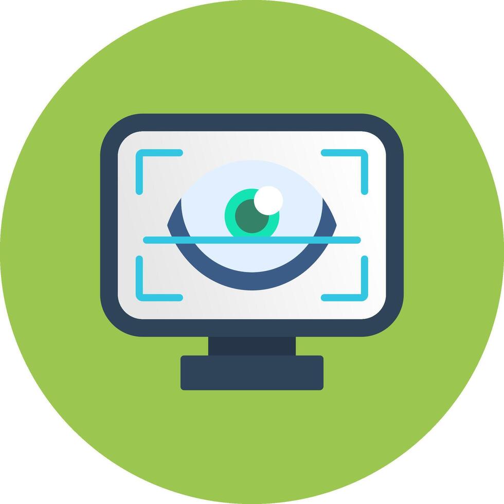 Retinal Scan Fresh Visual Module vector