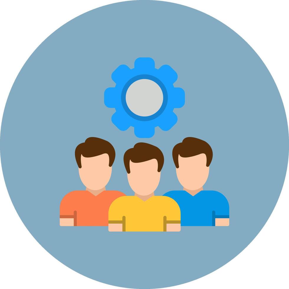 Teamwork Smooth Sketch Object vector