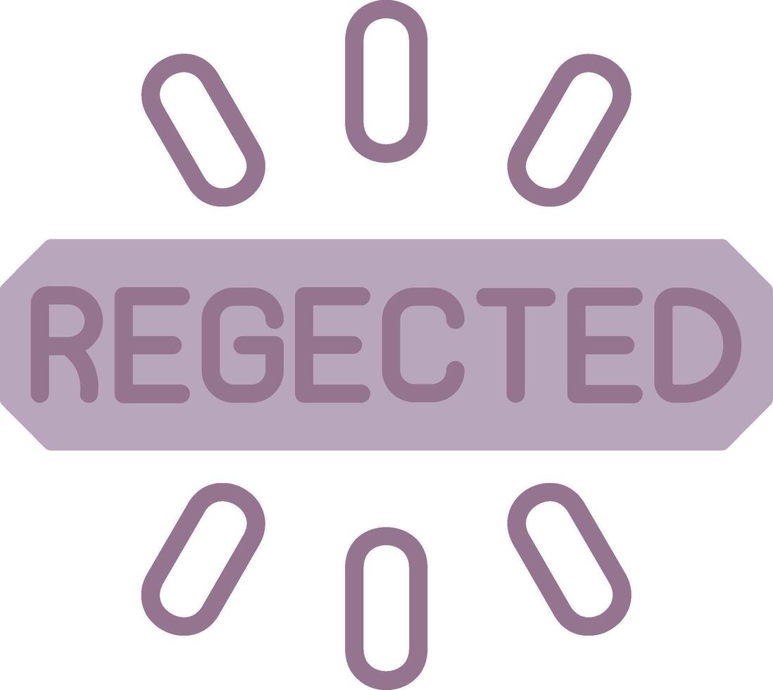 Rejected Minimal Stroke Object vector