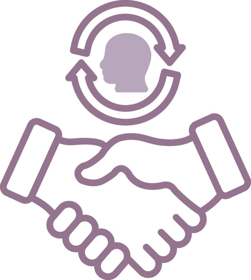 Retention Core Frame Pattern vector