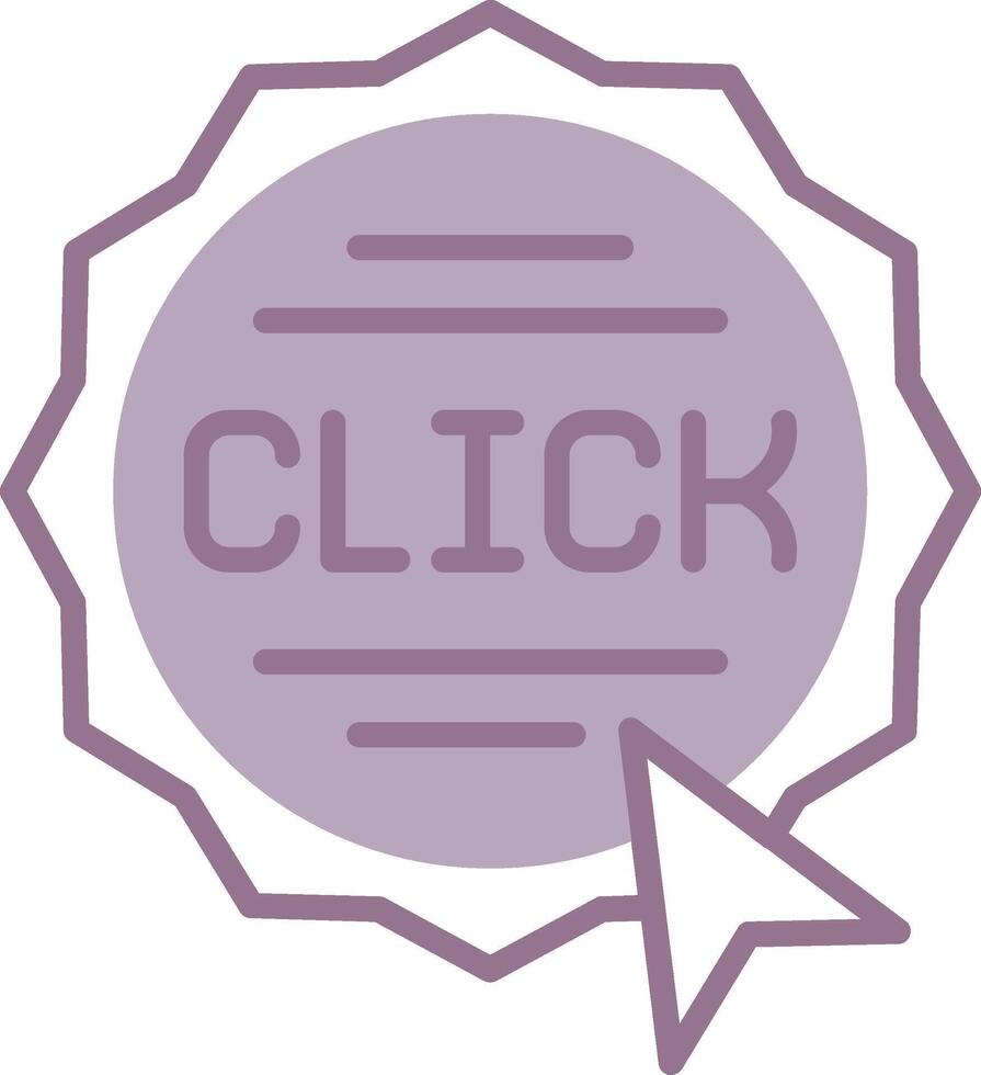 Click Minimal Stroke Object vector