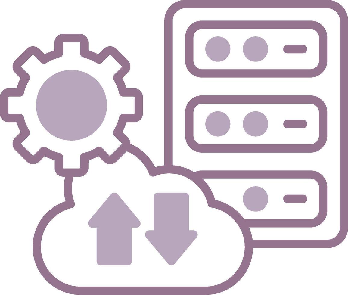 datos migración elegante ux elemento vector