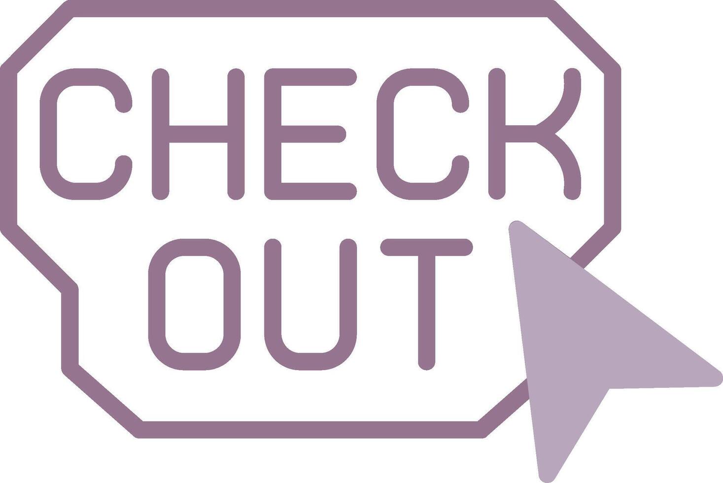 Check Out Stylish App Object vector