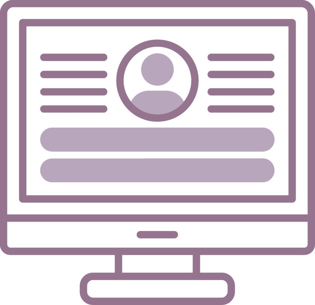 Log In Shadowed App Object vector