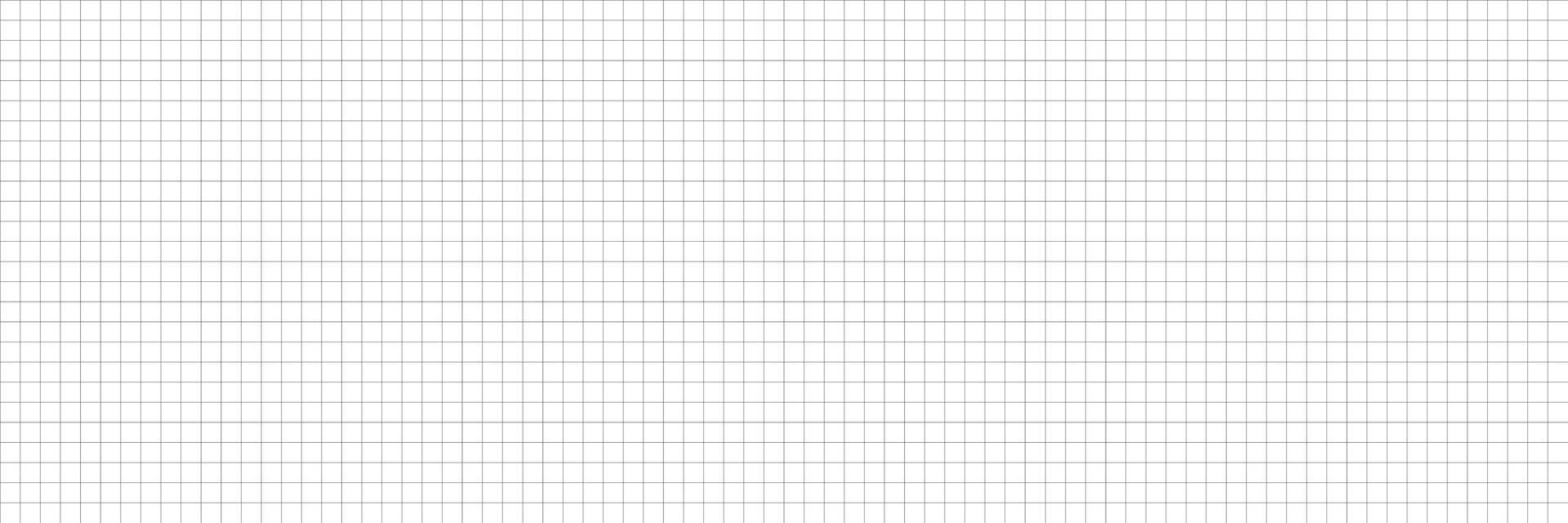 Mathematics grid pattern, white squared empty paper, minimal school worksheet, seamless notebook vector