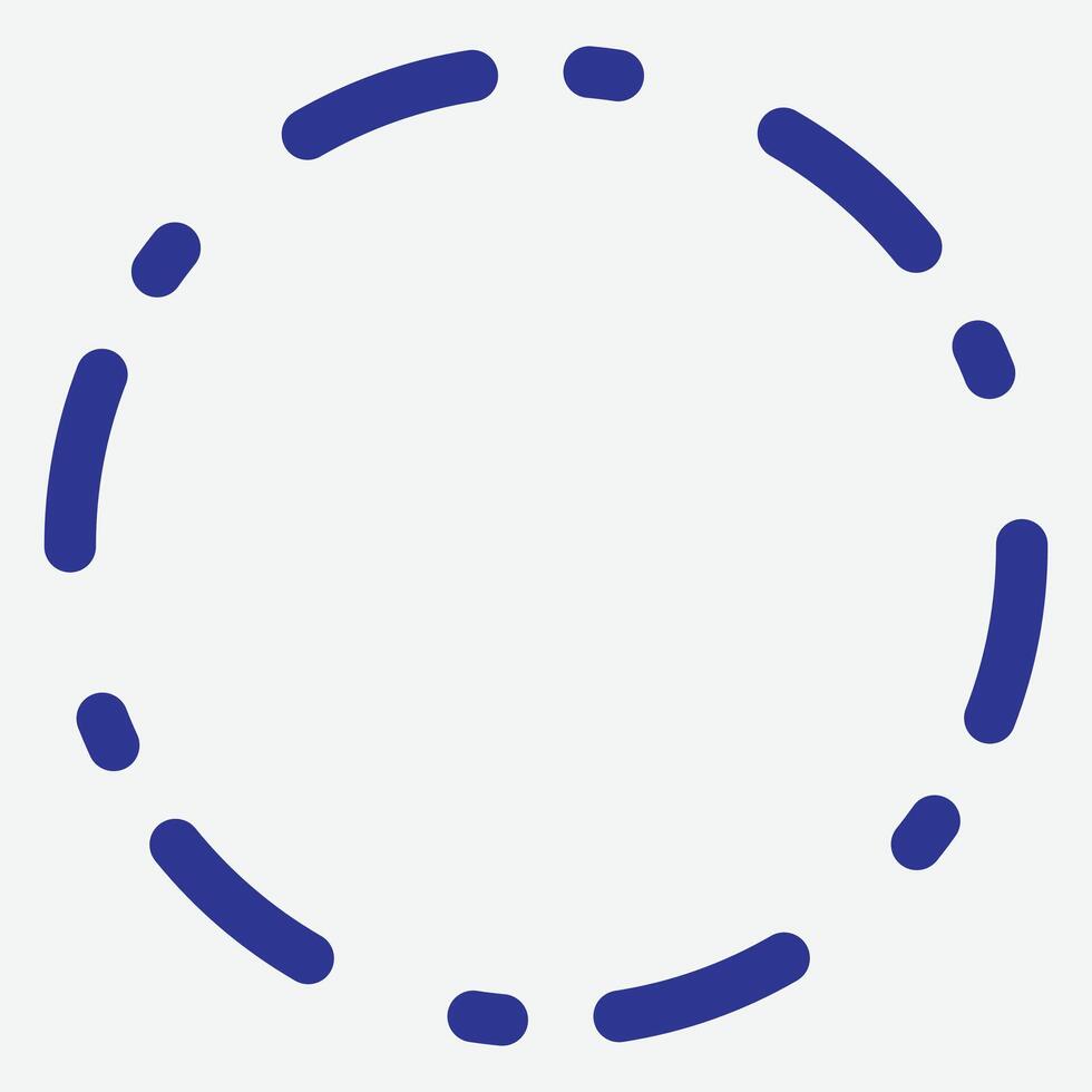 Minimalist Circular Design Element vector