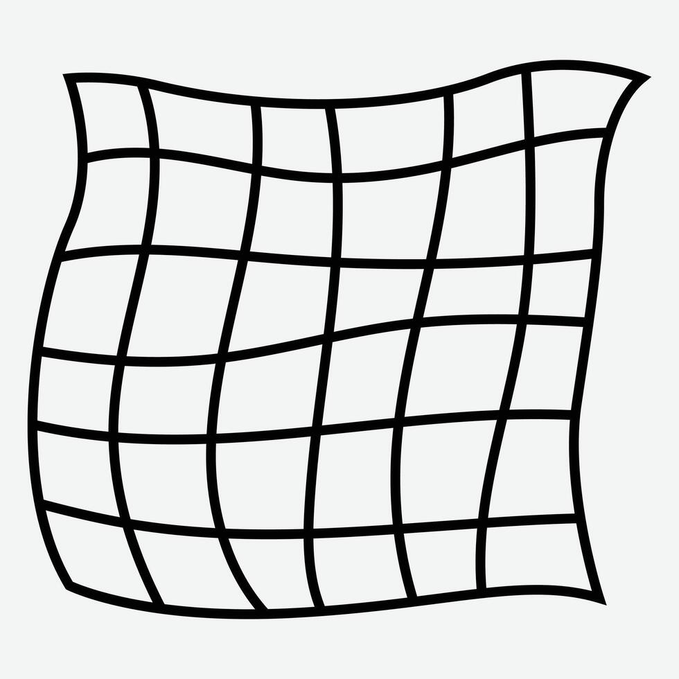 Abstract Grid Textile Pattern vector