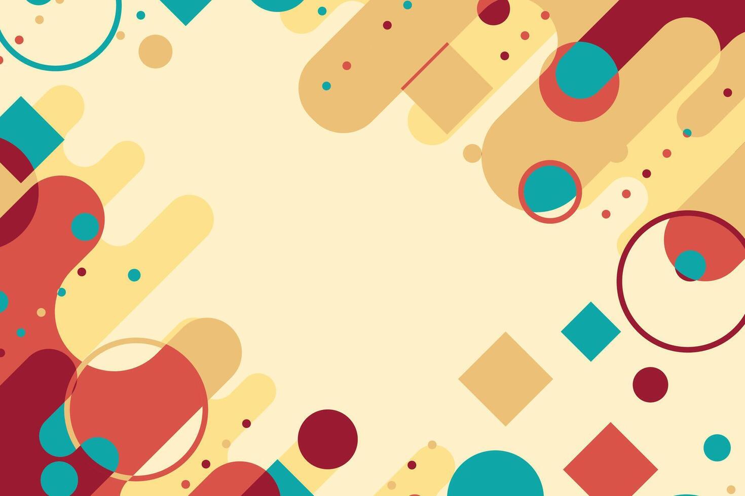 Abstract background with circles and dots vector