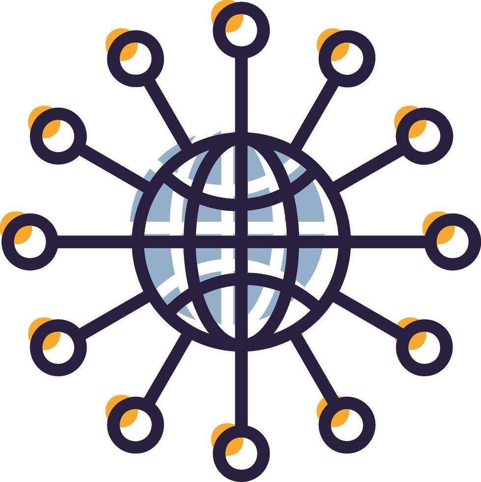 Network Down Connection Internet Link Web vector