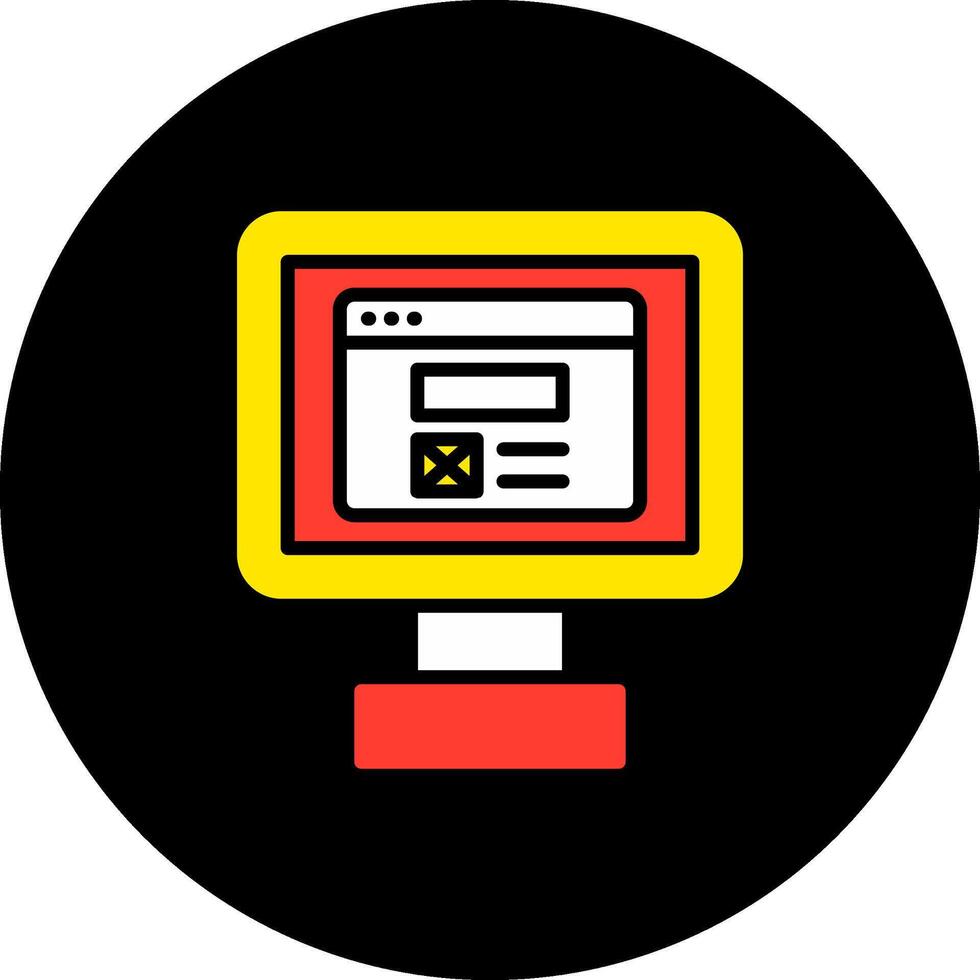 Web Design Glyph Gino Color Layout UI UX Website vector