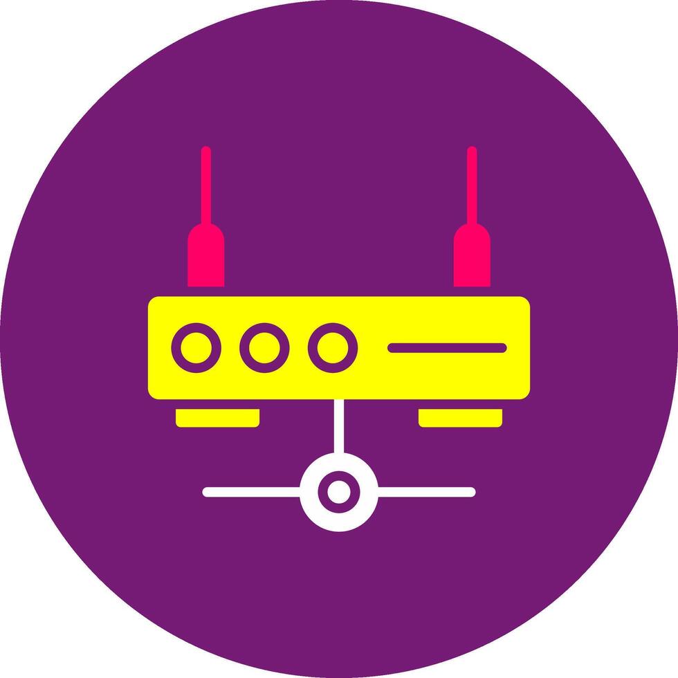 Router lightest Network Hub Internet Gateway Wifi Device Access Point vector