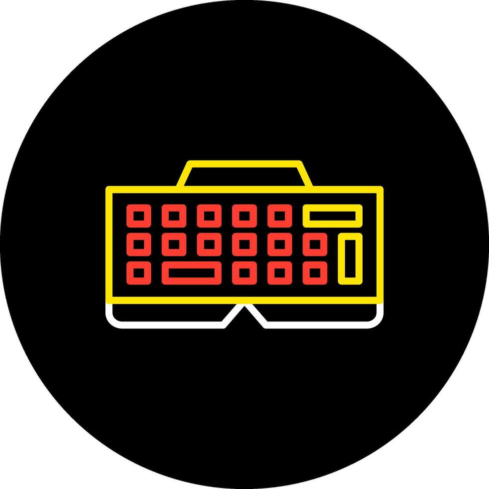 Keyboard Flat Icon Type Input Keypad Controller vector