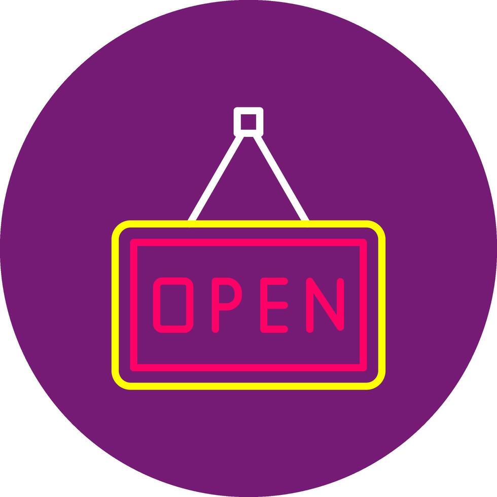 Open Flat Icon Unlocked Access Open Unsealed vector