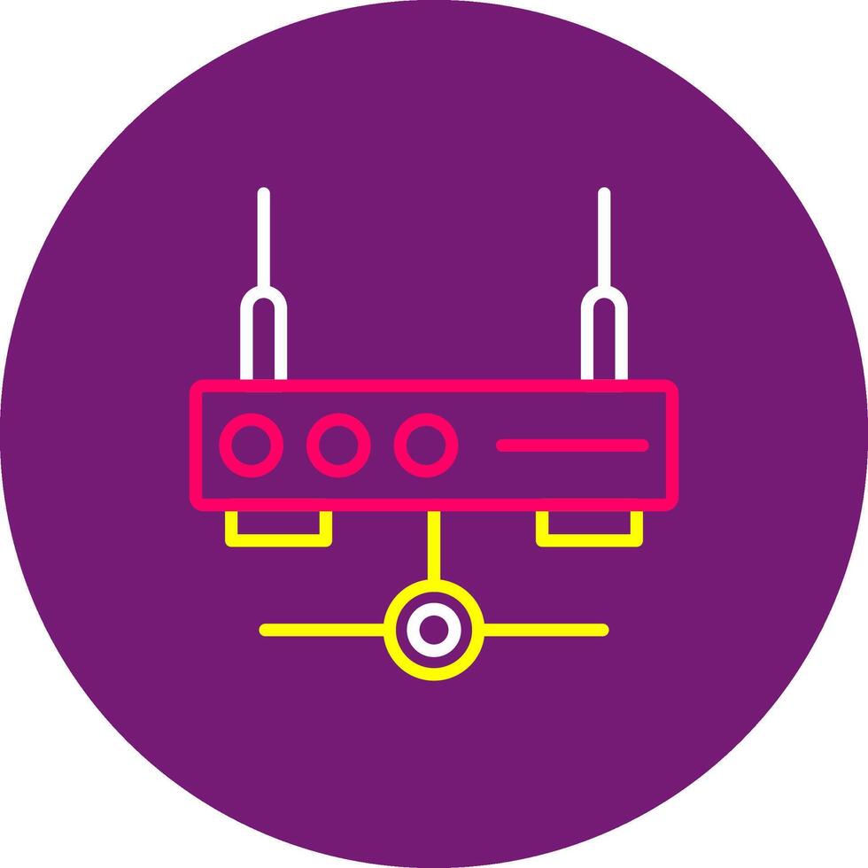 Router craftdesign Network Hub Internet Gateway Wifi Device Access Point vector