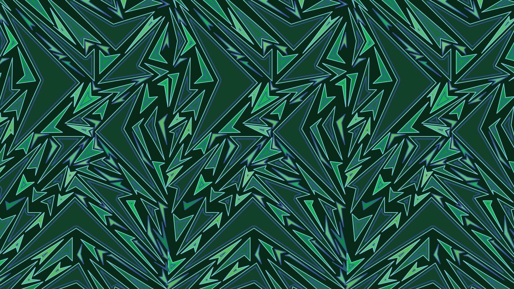 Futuristic neon geometric seamless pattern for modern background and digital design vector