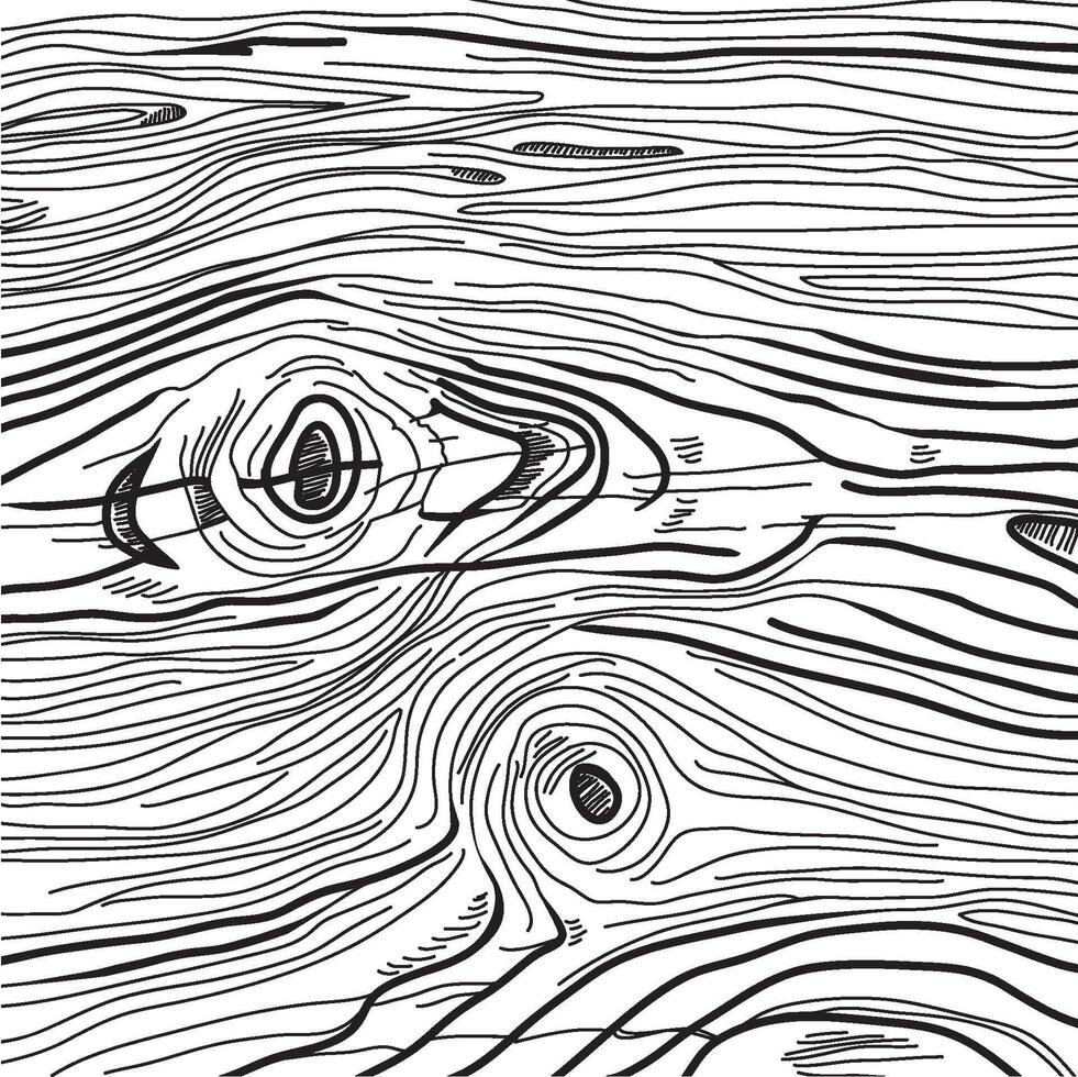 mano dibujado madera textura forrado plano ilustración vector