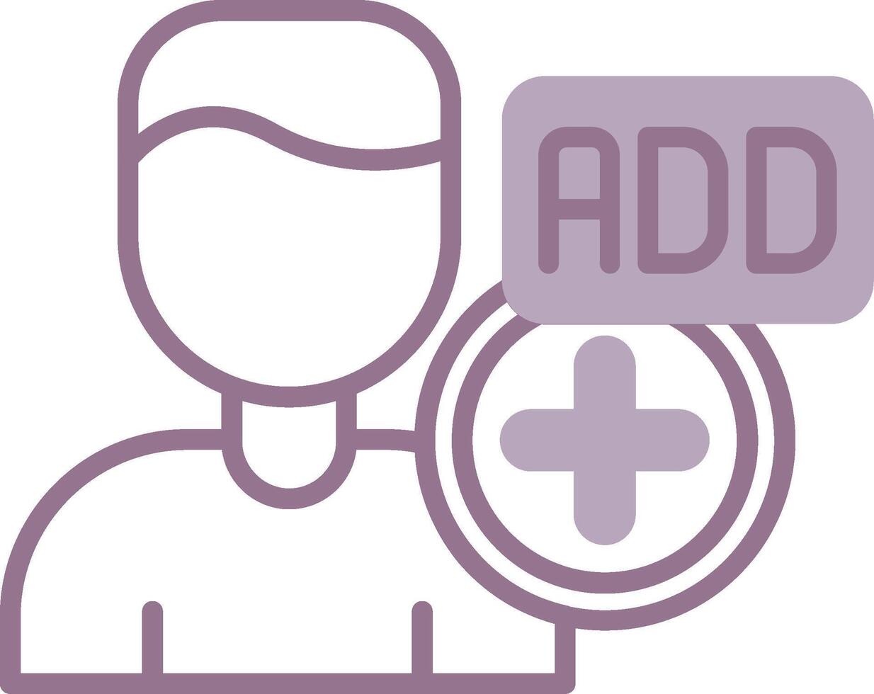 Add Friend Futuristic App Block vector