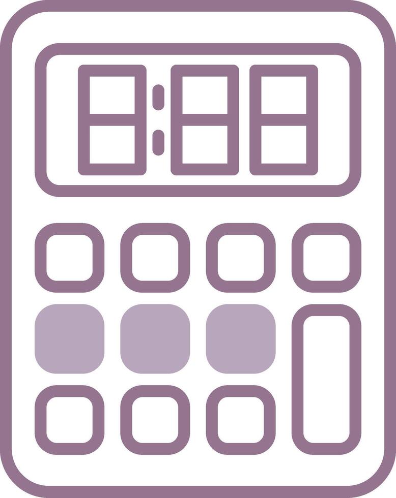 Calculator High-Tech Form Unit vector