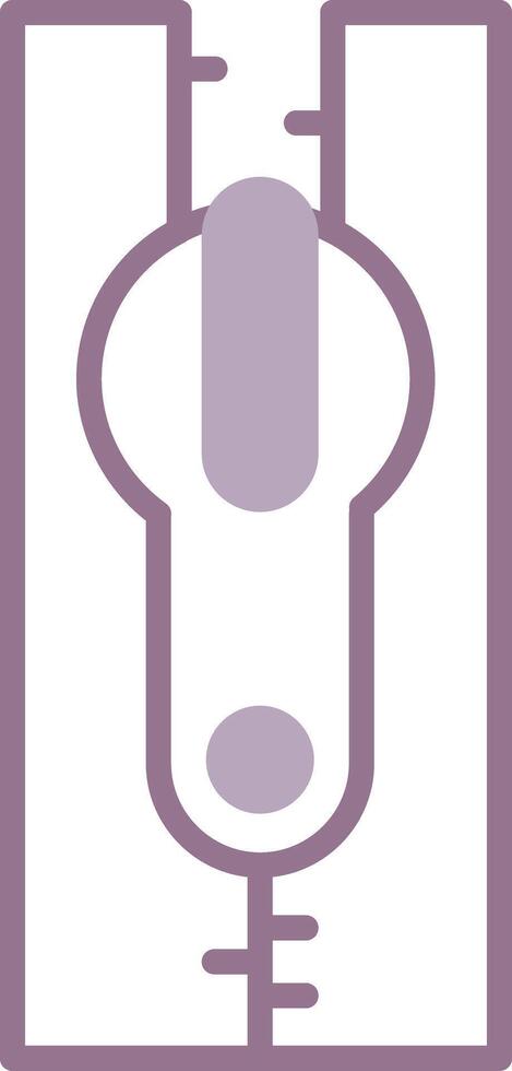 Zipper Stylish App Object vector