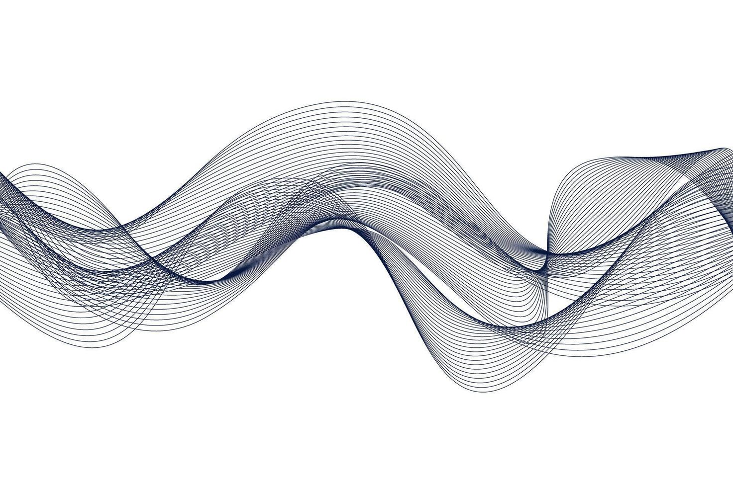 Abstract Line Wave Background Modern Geometric Flow Design vector