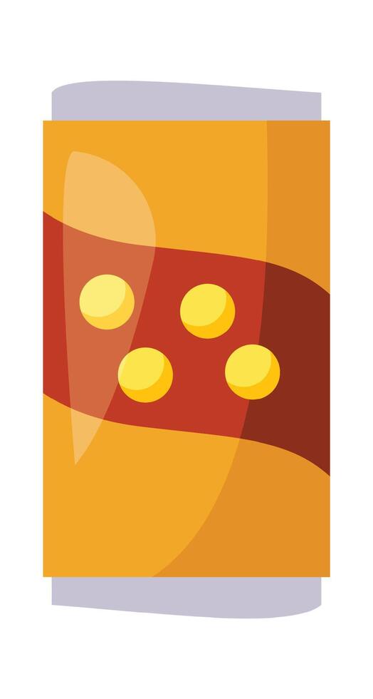 Soda Can with Abstract Design vector