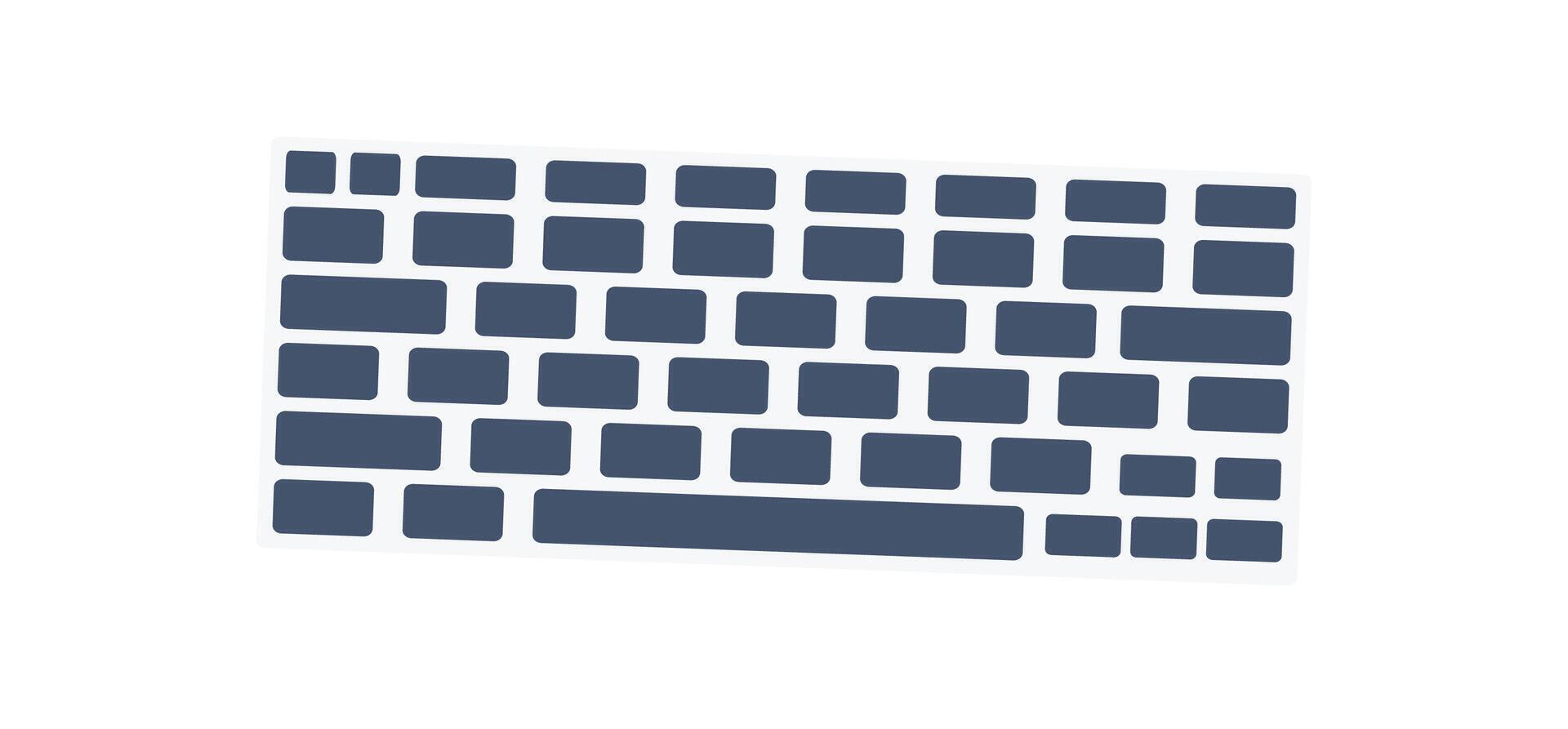 Abstract Keyboard Layout vector