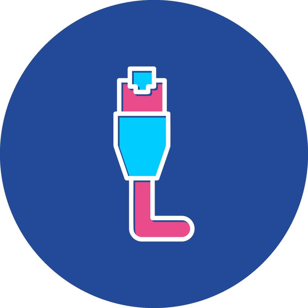 ethernet en red cable lan Internet conexión vector