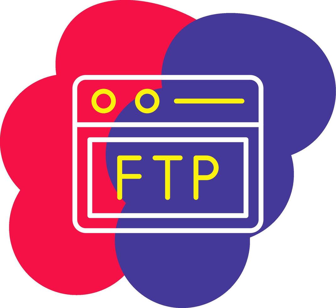 Ftp Icon file transfer protocol vector