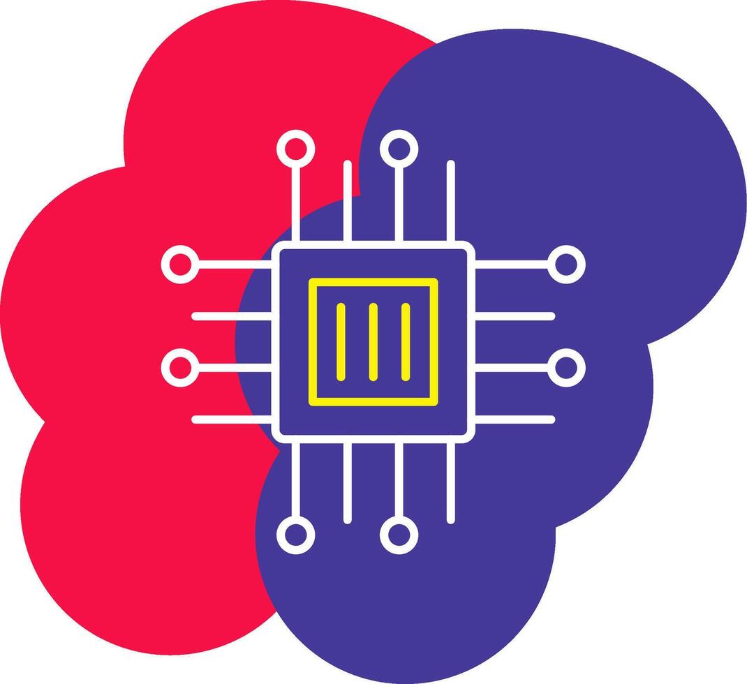 Processor CPU Microchip Computer Brain vector