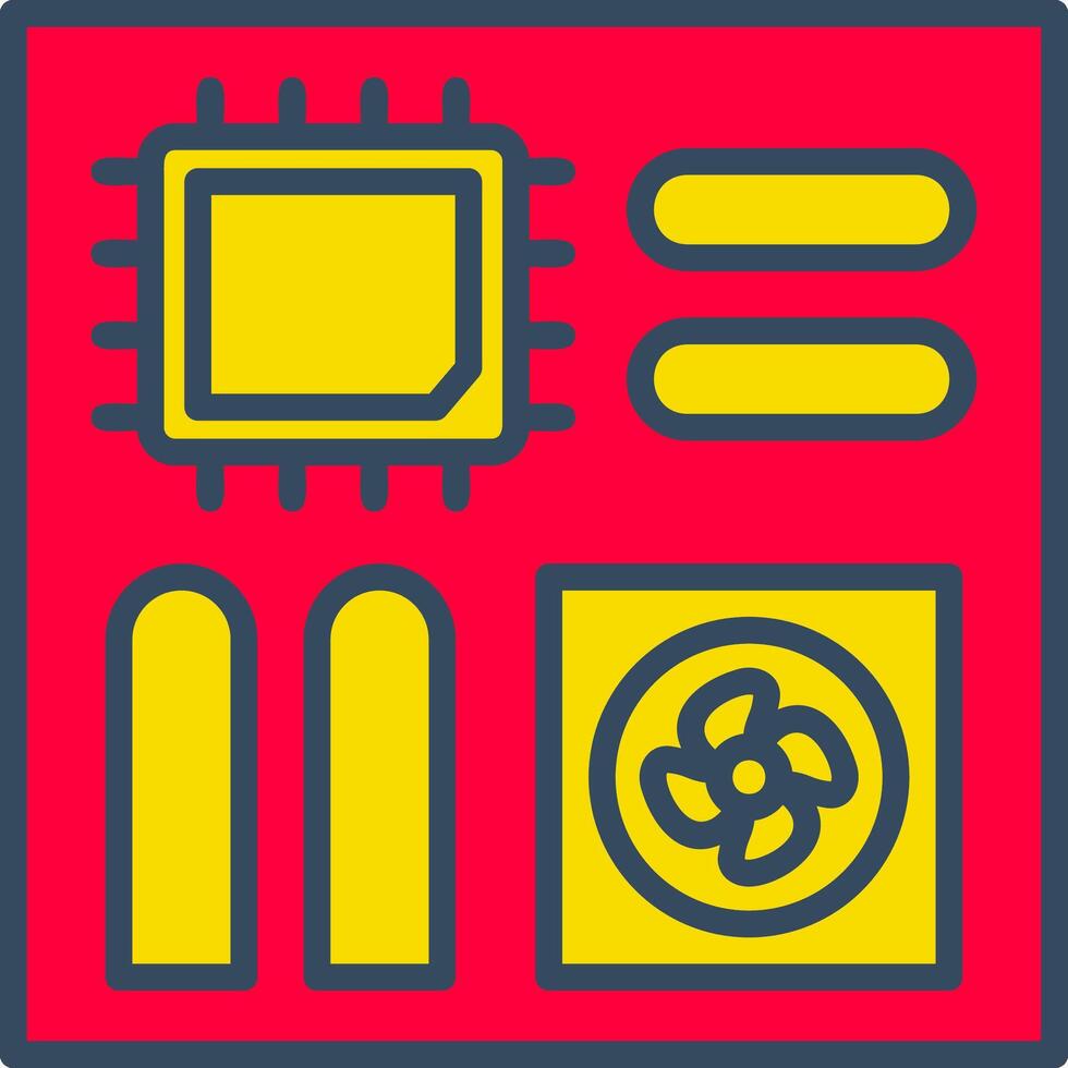 Computer Computer part Hardware Motherboard TechnologyClean vector