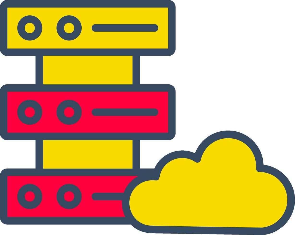 servidor de nubes nube servidor informático hospedaje virtualización infraestructura como servicio iaas nube despliegue nube arquitectura elástico computación limpia vector