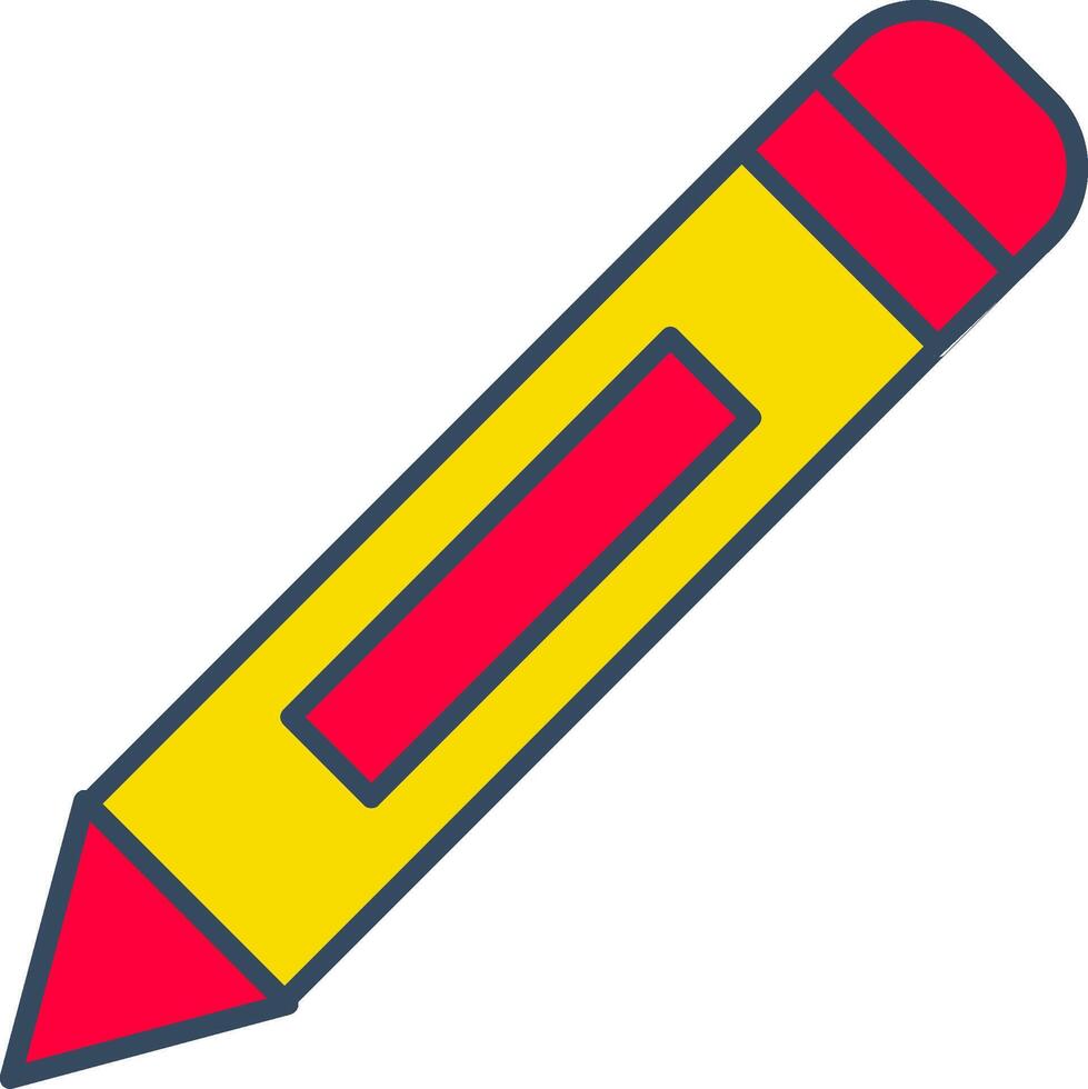 Pencil Writing Tool Sketching Implement Drawing Utensil vector