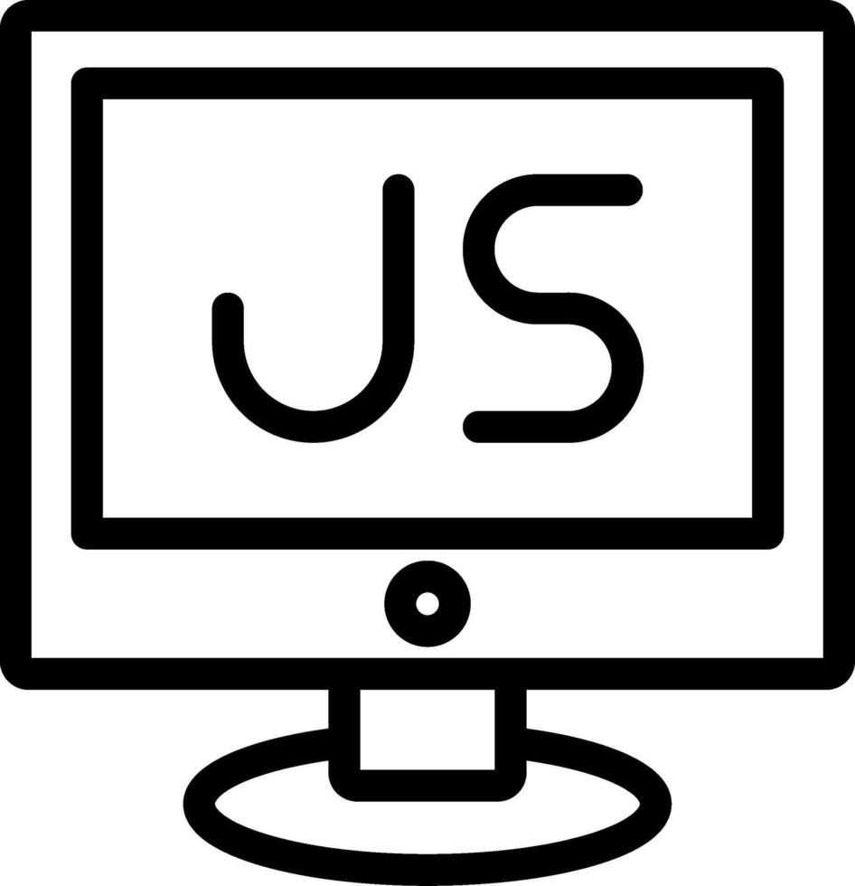 JavaScript Elegant Shape Symbol vector