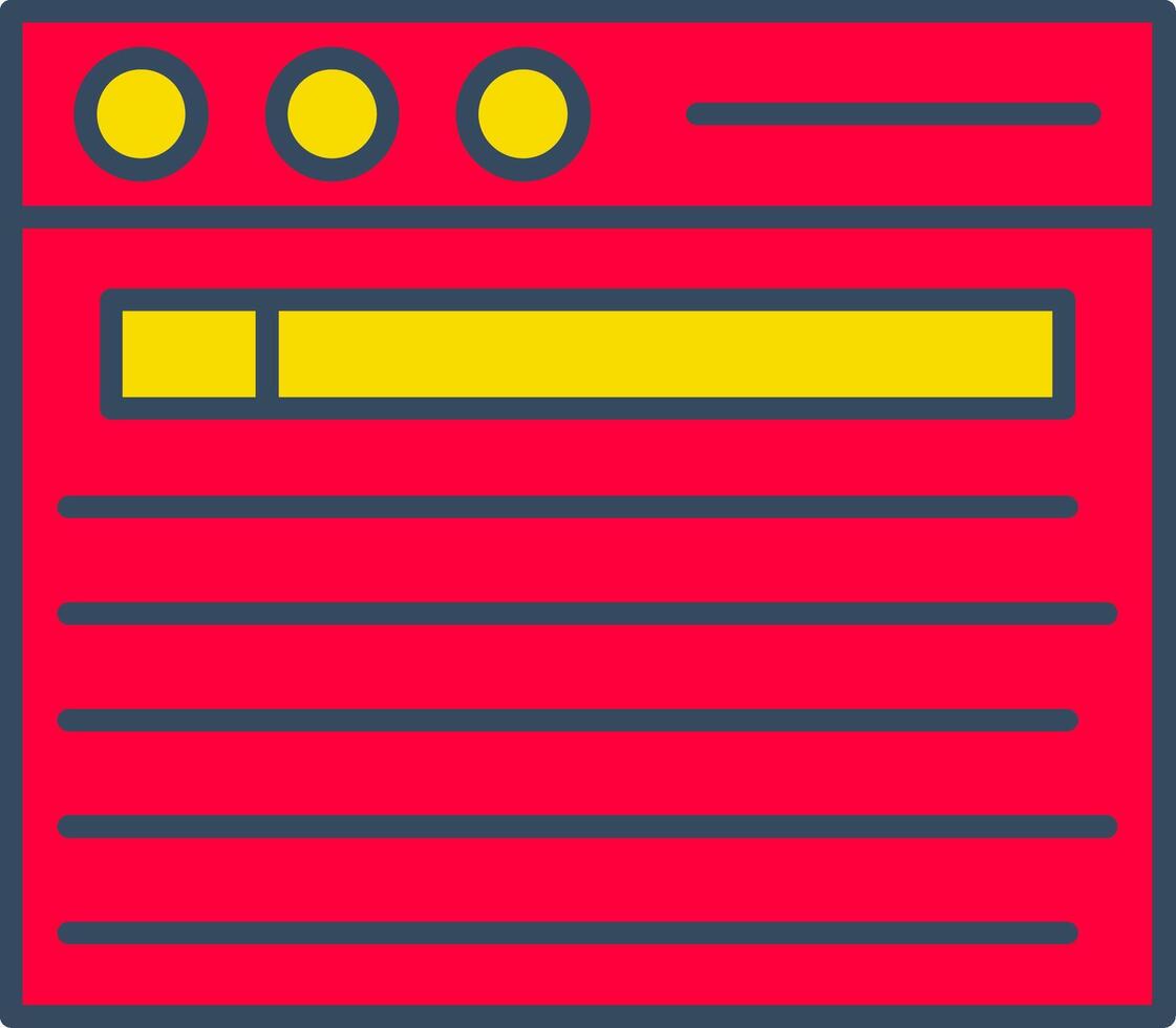 Website then linesdedBubble web internet page vector