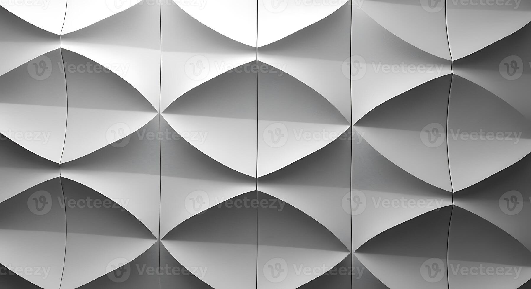 Intricate geometric tessellation pattern with repeating diamond shapes and subtle shadows creating depth and texture. photo