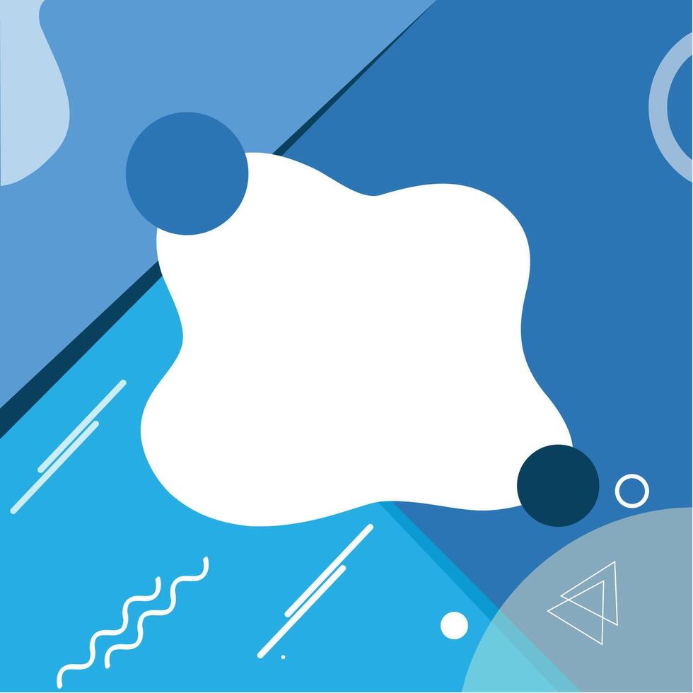 A dynamic and modern background with an abstract composition of blue, white, and gray shapes vector