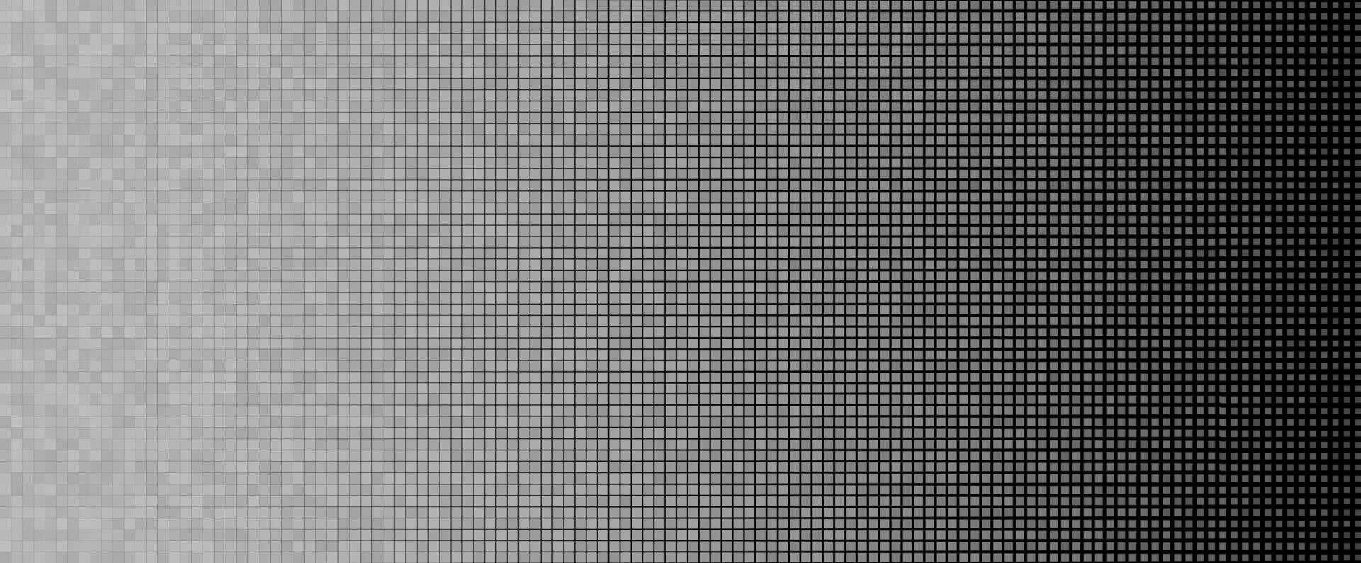 Grid Black Gray Digital Pixel Grid Square Tile Pattern. Minimal Geometric Noise Effect, Futusristic Monochrome Abstract Background for UI, Apps, Tech Design, Modern Web. Backdrop vector