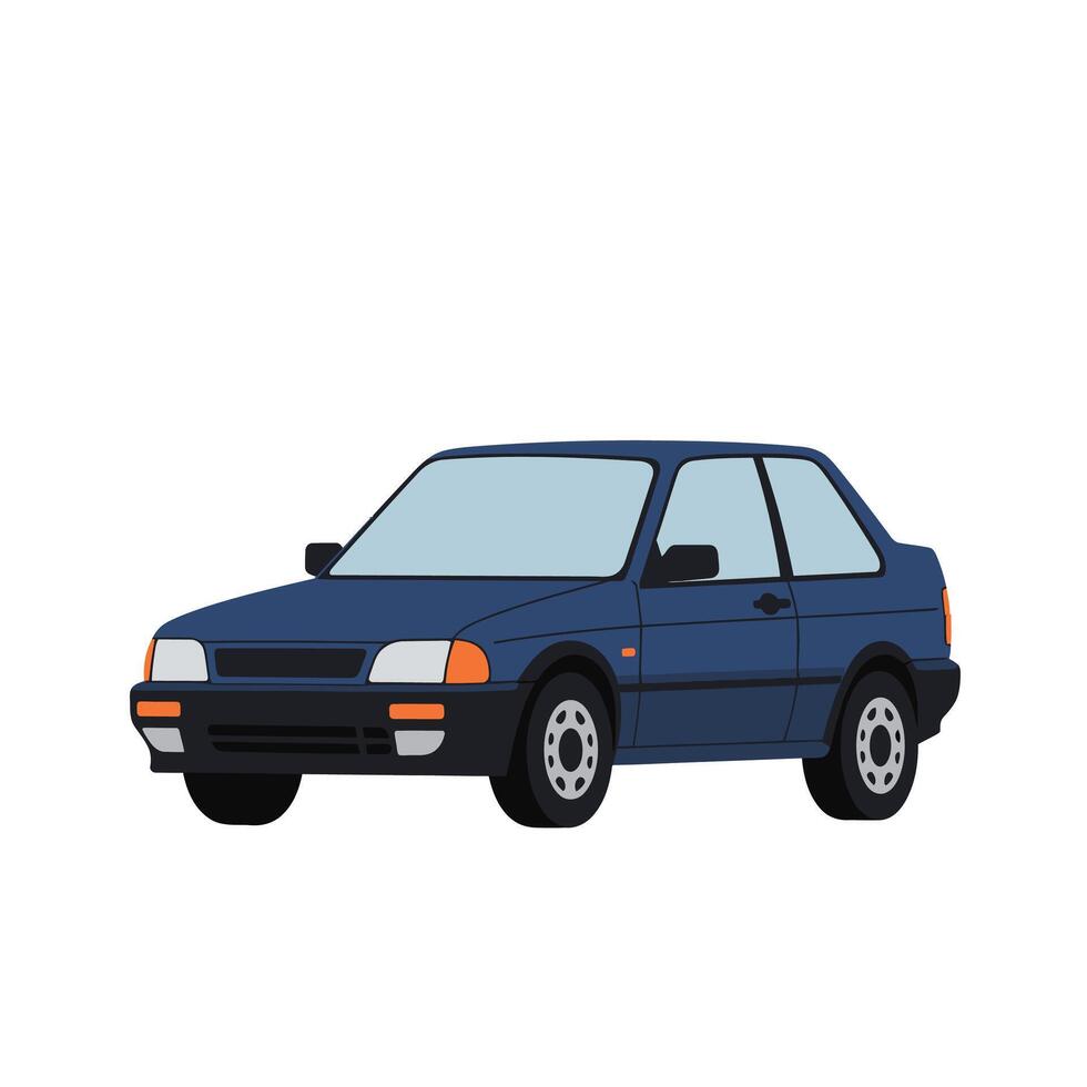 Simple Vehicle Icon Featuring Clean Shape and No Shadow vector